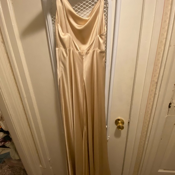 Fame and Partners Strappy Draped Gown - Picture 7 of 7